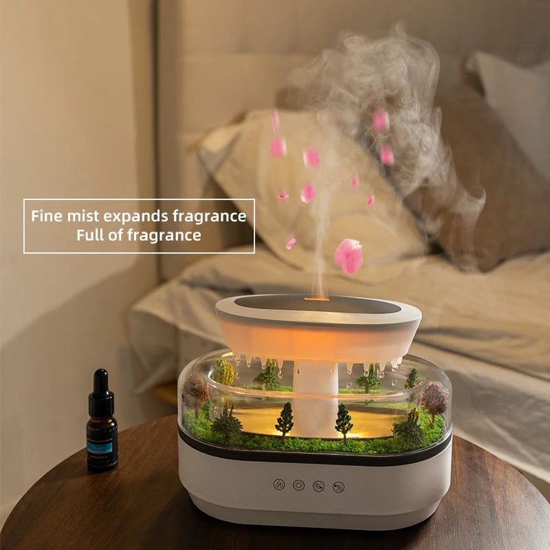 Raindrop Scene Ultrasonic Humidifier