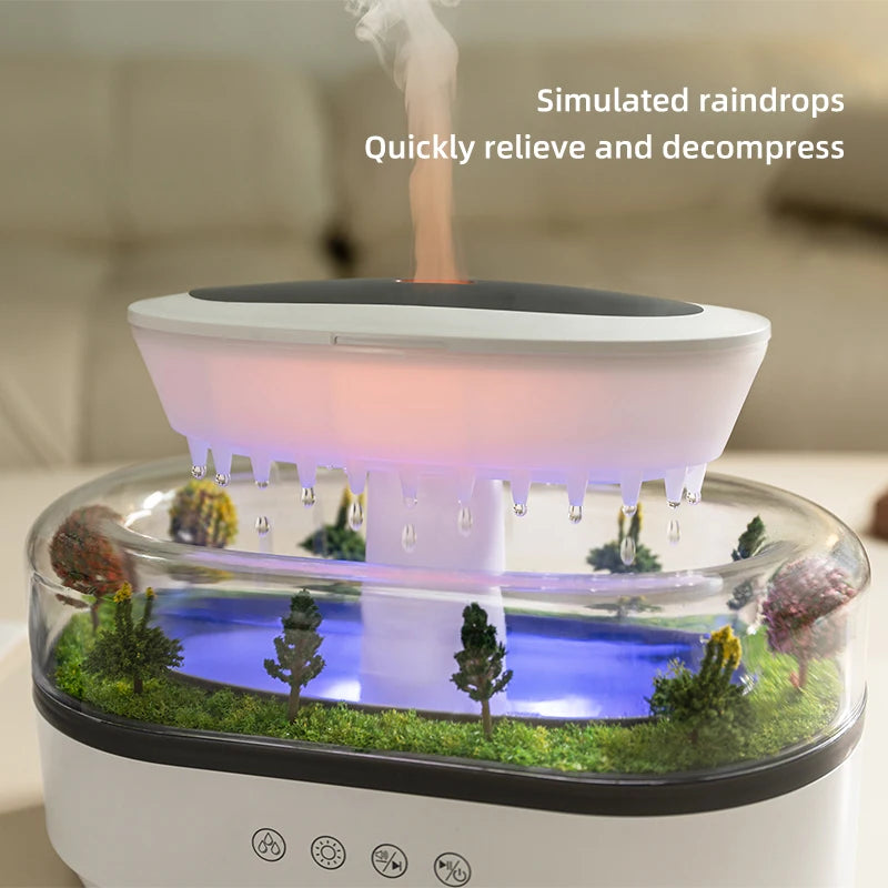 Raindrop Scene Ultrasonic Humidifier